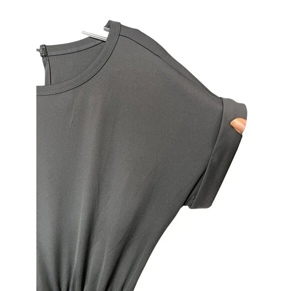 Maurices Gray Traveler Jumpsuit XS Tapered Jogger Athleisure Pockets - Picture 12 of 16